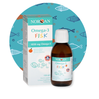 Omega-3 FISK, aliejus, 150 ml