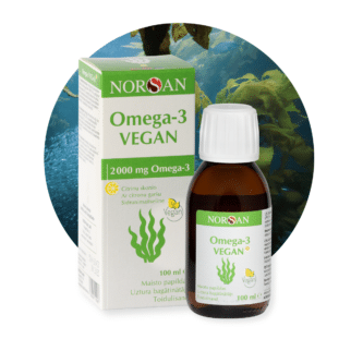 Omega-3 Vegan aliejus, 100 ml