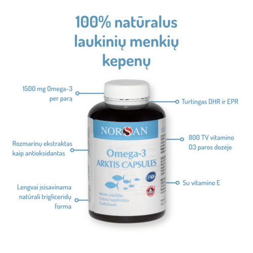 Omega-3 Arktis rinkinys (kapsulės + aliejus) - Image 5