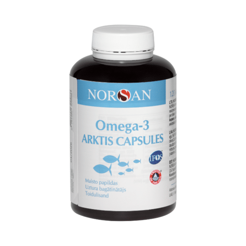 Omega-3 Arktis, kapsulės, 120 vnt.
