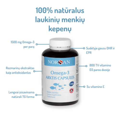 Omega-3 Arktis kapsulių komplektas - Image 3