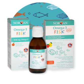 Omega-3 FISK rinkinys (aliejus+želatininės pastilės)