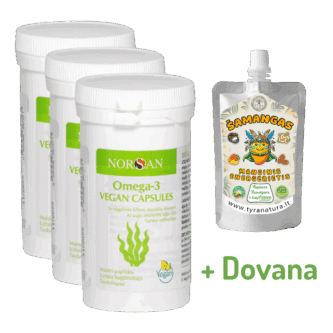 Omega-3 Vegan kapsulių komplektas