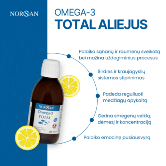 Omega-3 Total rinkinys (kapsulės+aliejus)