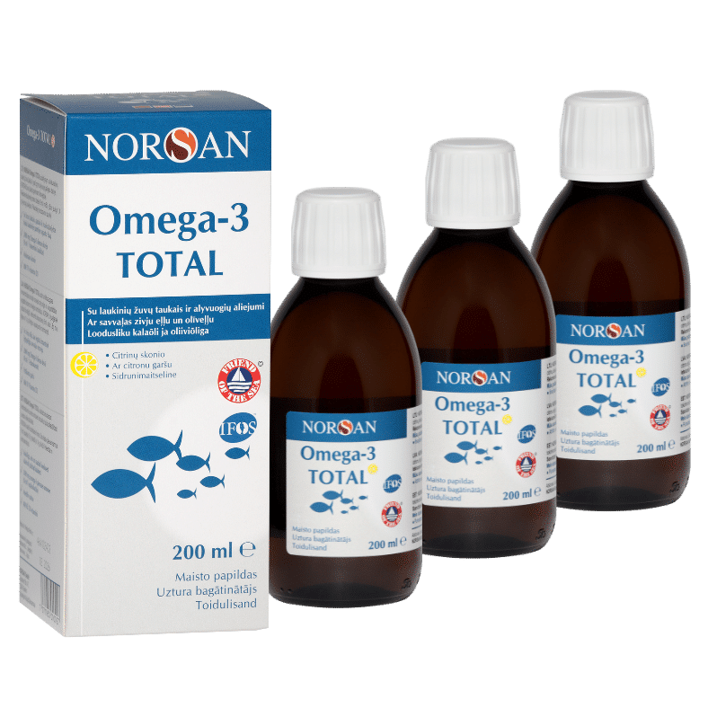 Omega-3 Total aliejų komplektas