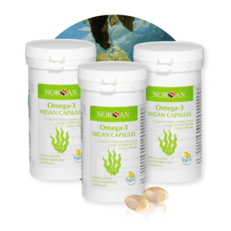 Omega-3 Vegan kapsulių komplektas