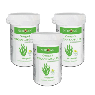 Omega-3 Vegan kapsulių komplektas