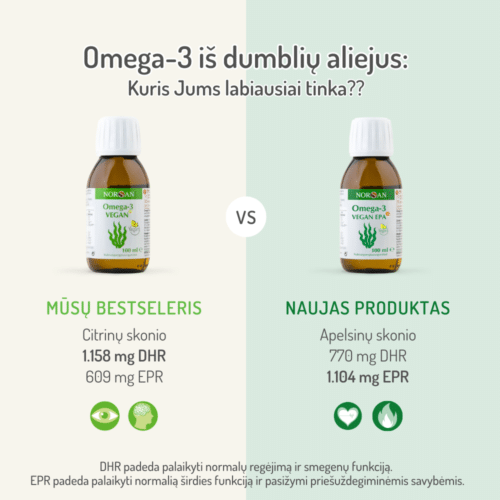 Omega-3 Vegan EPA aliejus, 100 ml - Image 4