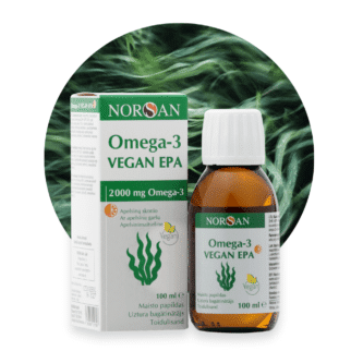 Omega-3 Vegan EPA aliejus, 100 ml