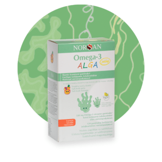 Omega-3 Alga Jelly, želatininės pastilės, 120 vnt.