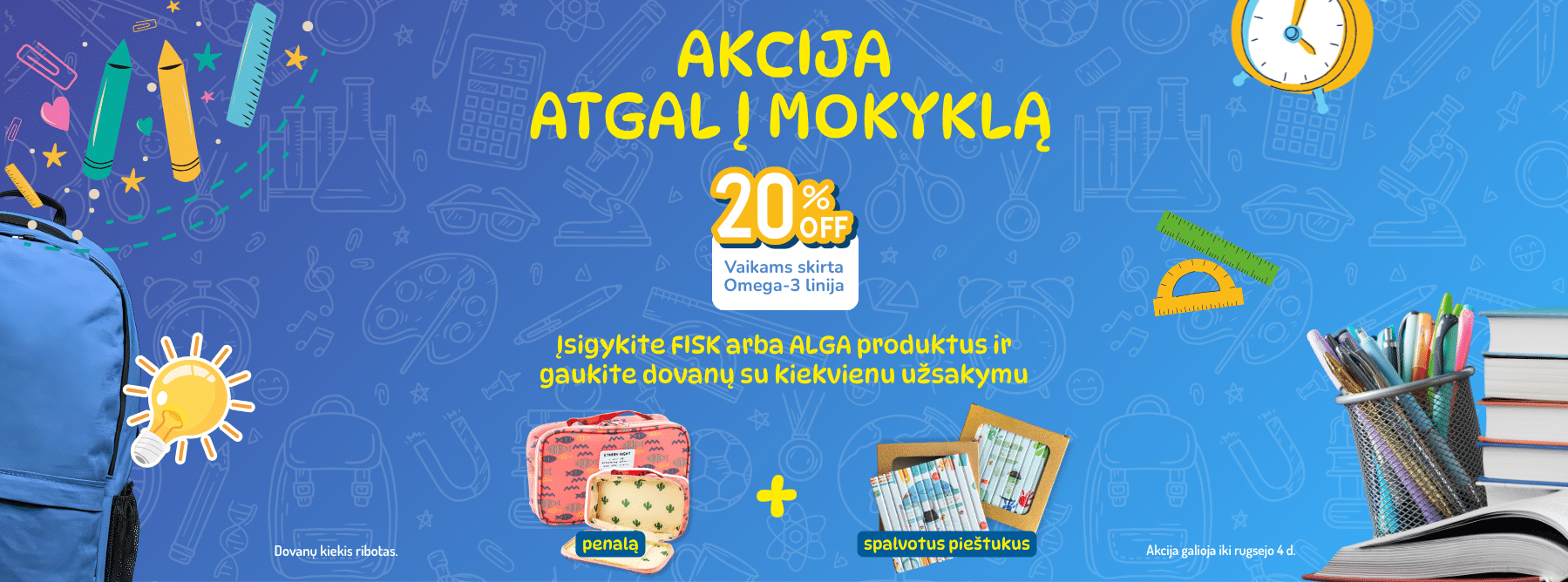 Akcija atgal į mokyklą vaikams